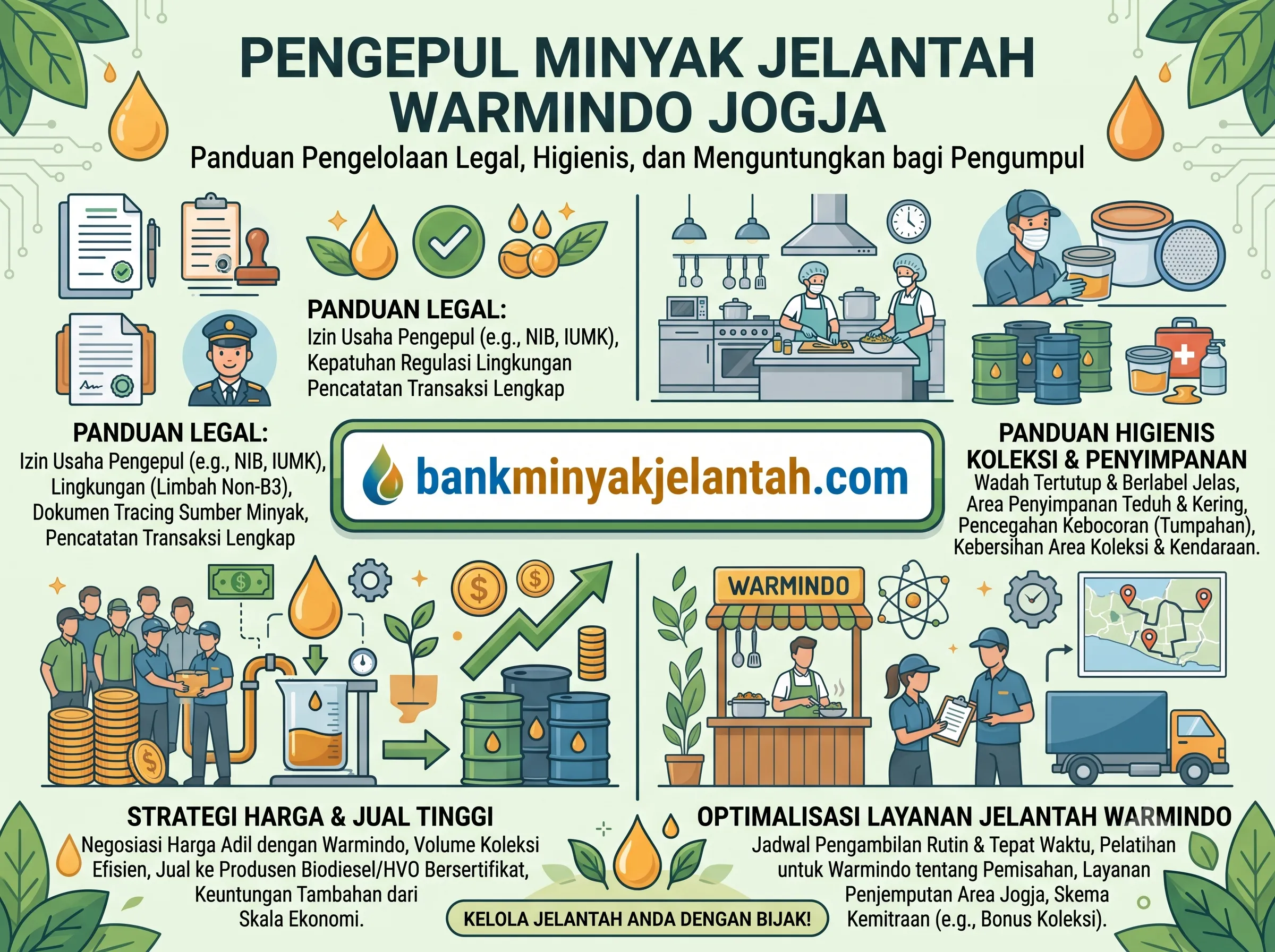Pengepul Minyak Jelantah Warmindo Jogja Sbg Solusi Cuan dan Aman